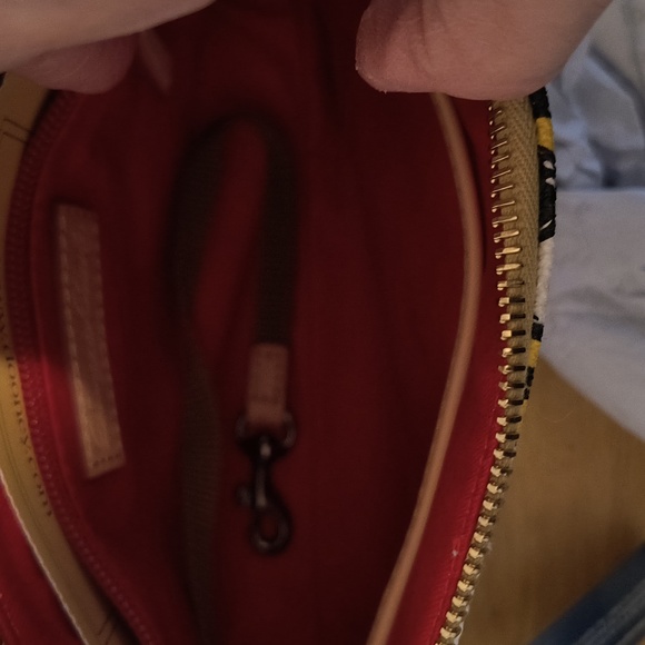 Dooney & Bourke White Bee Print Crossbody Bag - Picture 3 of 6